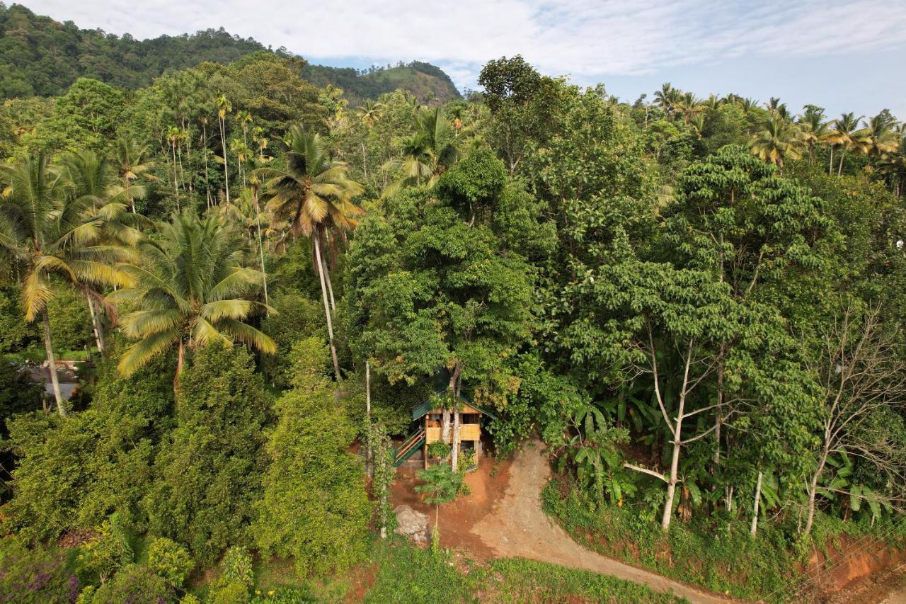 Fab - Bamboo Hut With Open Shower Муннар Экстерьер фото